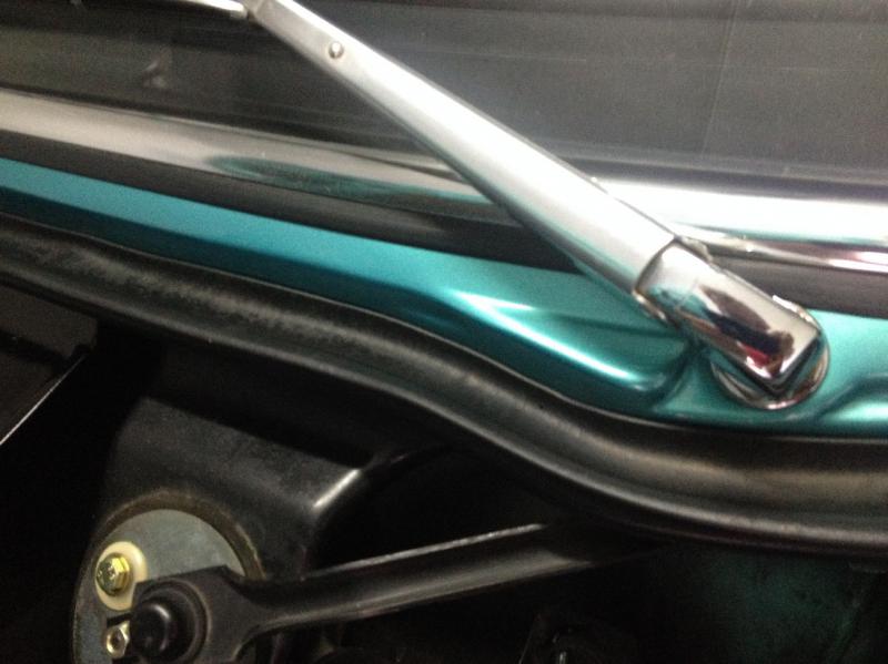 Dichtung Motorraum zur Frontscheibe E9